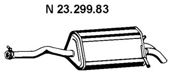 Глушитель EBERSPACHER 23.299.83