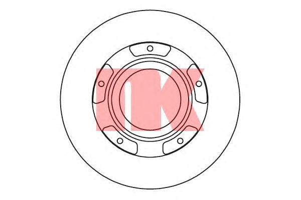 Гальмівний диск NK 202579