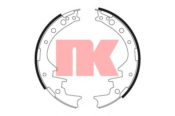 Тормозные колодки NK 2745377