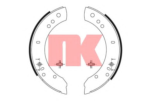 Тормозные колодки NK 2740381
