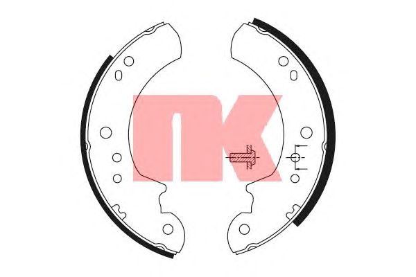 Гальмівні колодки NK 2725443