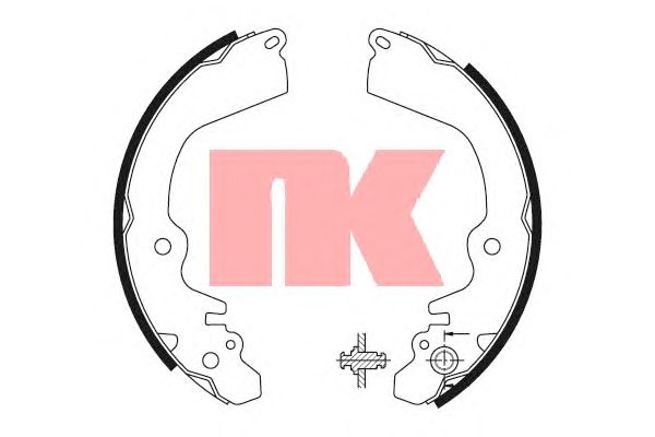 Тормозные колодки NK 2730568