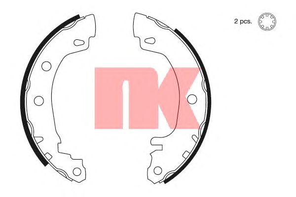 Тормозные колодки NK 2739581