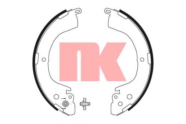 Тормозные колодки NK 2730605