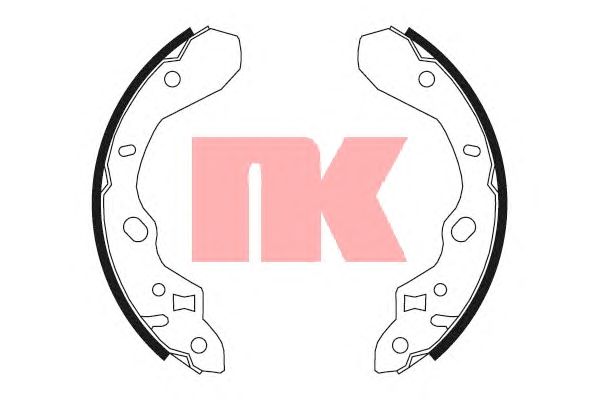 Тормозные колодки NK 2732611