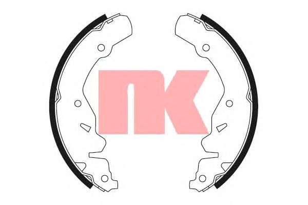 Тормозные колодки NK 2793667