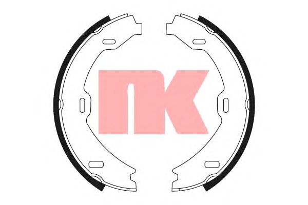 Тормозные колодки ручника NK 2733714