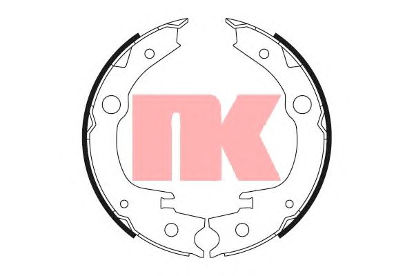 Тормозные колодки ручника NK 2745715
