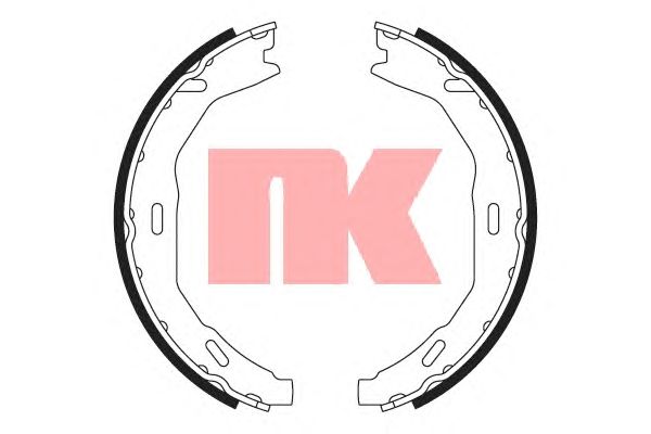 Тормозные колодки ручника NK 2733763