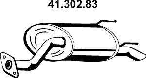 Глушитель EBERSPACHER 41.302.83