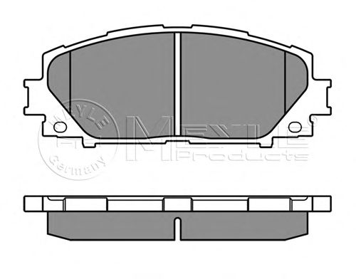 Тормозные колодки MEYLE 025 243 4717