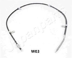 Трос ручника JAPANPARTS BC-W03