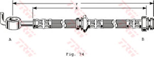 Тормозной шланг TRW PHD237