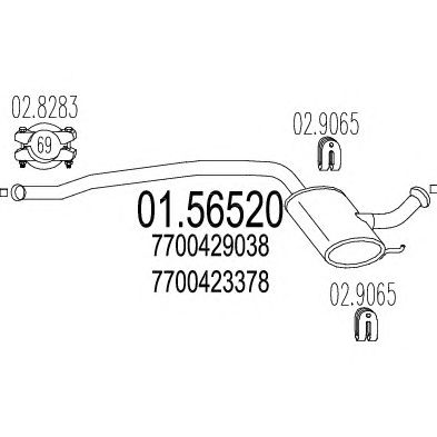 Резонатор MTS 01.56520