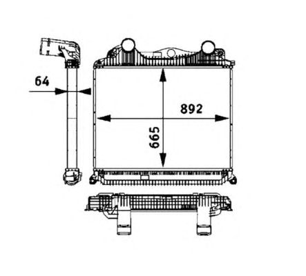 Интеркулер NRF 30206