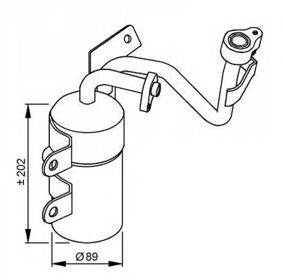 Осушитель кондиционера NRF 33307