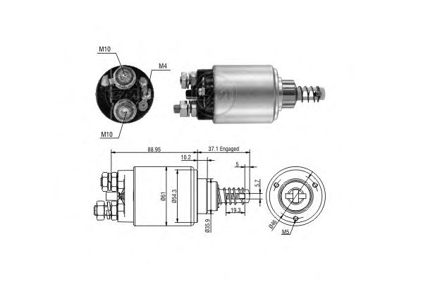 Втягивающее реле ERA ZM2639