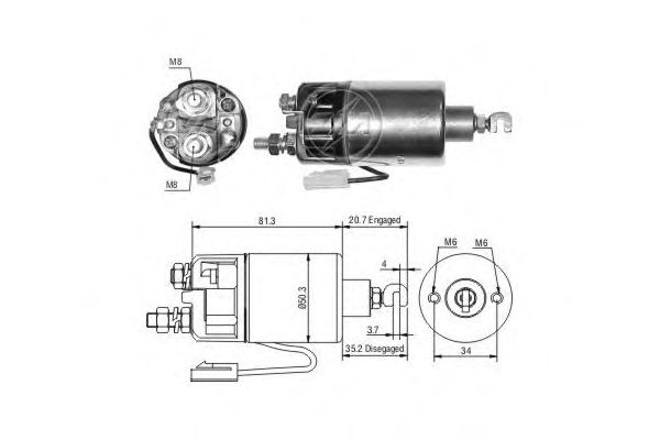 Втягивающее реле ERA ZM662