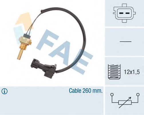 Датчик температуры охлаждающей жидкости FAE 32740