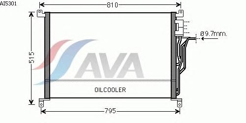 Радиатор кондиционера AVA QUALITY COOLING AI5301