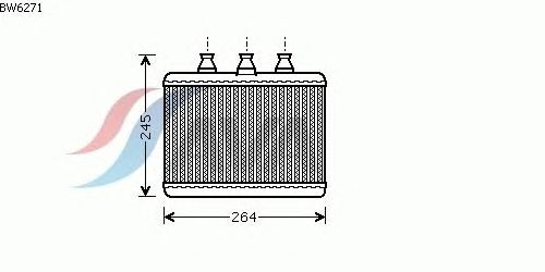 Радіатор опалення AVA QUALITY COOLING BW6271