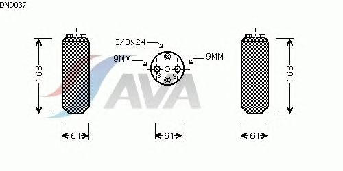 Осушитель кондиционера AVA QUALITY COOLING DND037