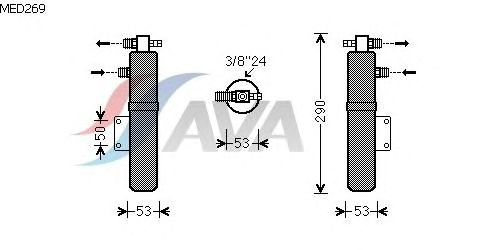 Осушитель кондиционера AVA QUALITY COOLING MED269