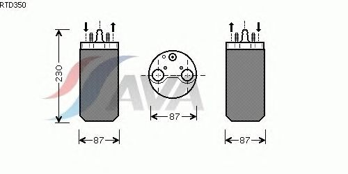 Осушитель кондиционера AVA QUALITY COOLING RTD350