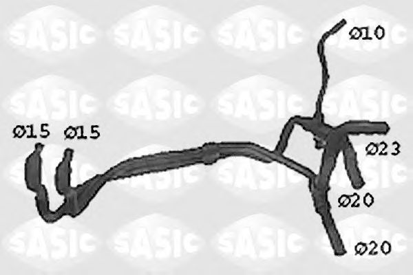 Шланг радиатора SASIC SWH4190