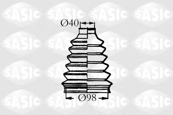 Комплект пыльника ШРУСа SASIC 2933023