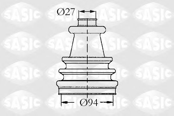 Комплект пыльника ШРУСа SASIC 4003417