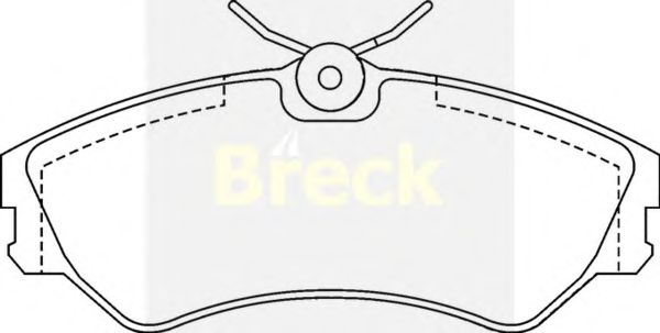 Тормозные колодки BRECK 20124 00 701 00