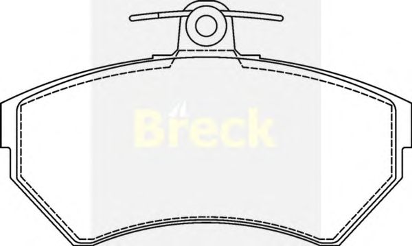 Тормозные колодки BRECK 21945 10 701 00