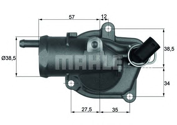 Термостат MAHLE ORIGINAL TI 31 87
