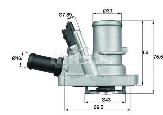 Термостат MAHLE ORIGINAL TI 144 88