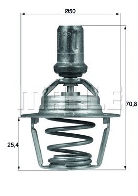 Термостат MAHLE ORIGINAL TX 66 91D