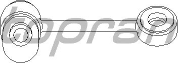 Тяга / стойка стабилизатора TOPRAN 400 061