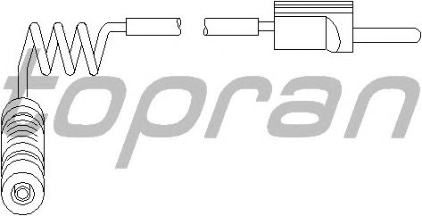 Датчик, знос гальмівних колодок TOPRAN 401 458