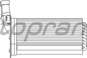 Радиатор отопителя TOPRAN 721 419