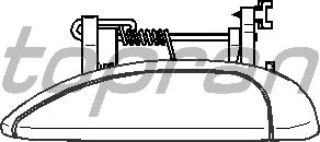 Ручка двери TOPRAN 700 558