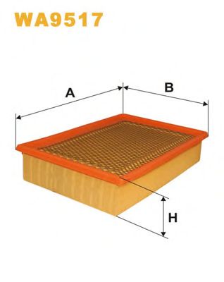 Воздушный фильтр WIX FILTERS WA9517