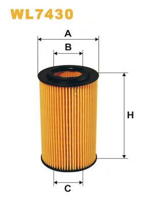 Масляный фильтр WIX FILTERS WL7430