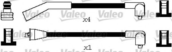 Комплект высоковольтных проводов VALEO 346653