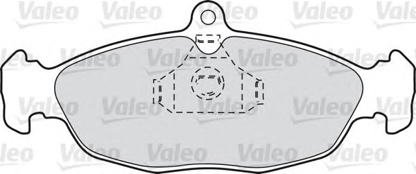 Тормозные колодки VALEO 598039