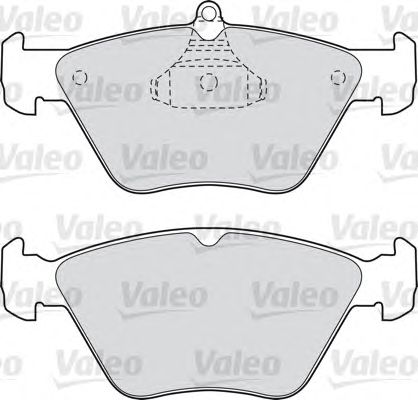 Тормозные колодки VALEO 598050