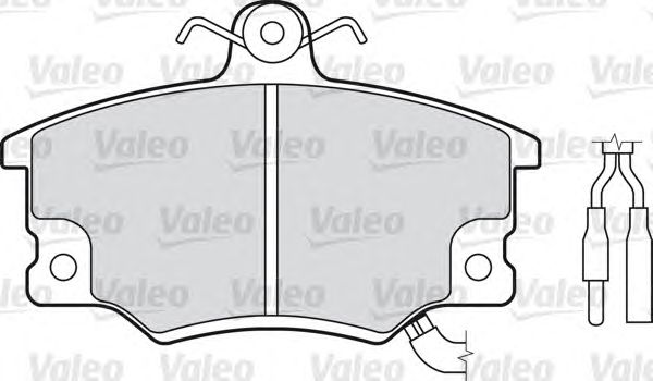 Тормозные колодки VALEO 598133
