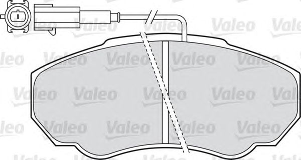 Тормозные колодки VALEO 598568