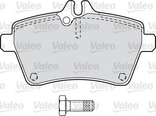 Тормозные колодки VALEO 598704