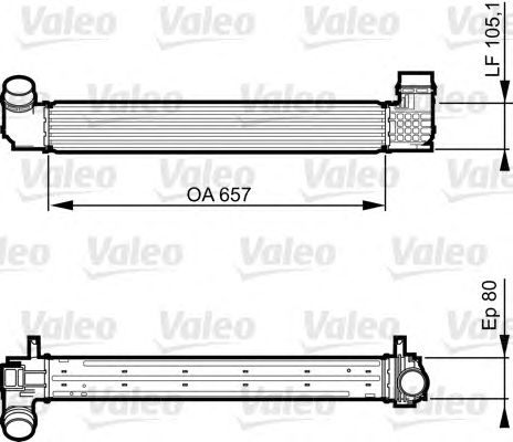Интеркулер VALEO 818270