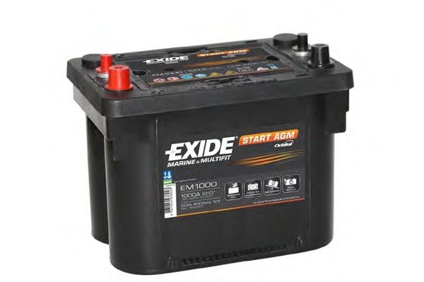 Стартерная аккумуляторная батарея EXIDE EM1000